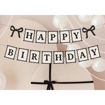 Picture of BANNER HAPPY BIRTHDAY BLACK BOWS 1M
